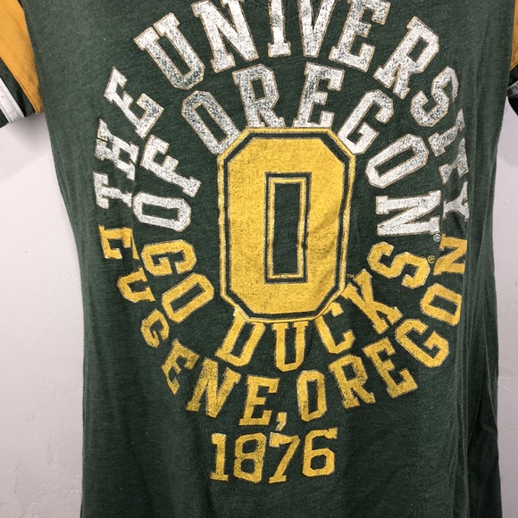 University T University of Oregon green tee large - Picture 4 of 9